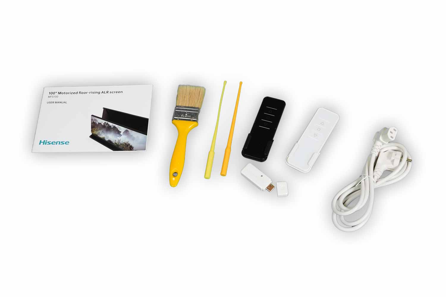 Hisense Bodenleinwand Lieferumfang