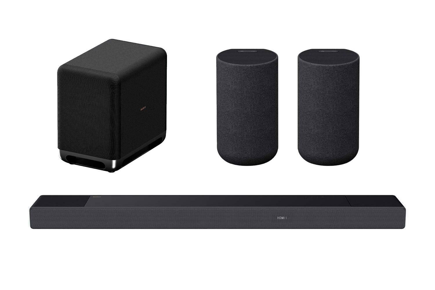 Sony HT-A7000 Soundbar + SA-RS5 Lautsprecher + SA-SW5 Subwoofer Set