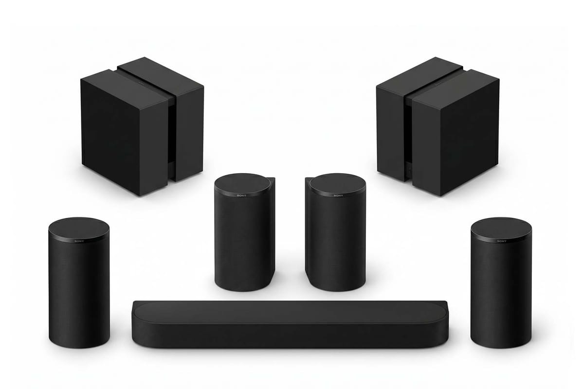 Set: Sony BRAVIA Theatre Trio + SA-RS9 Surround Lautsprecher + 2x SA-SW9 Subwoofer