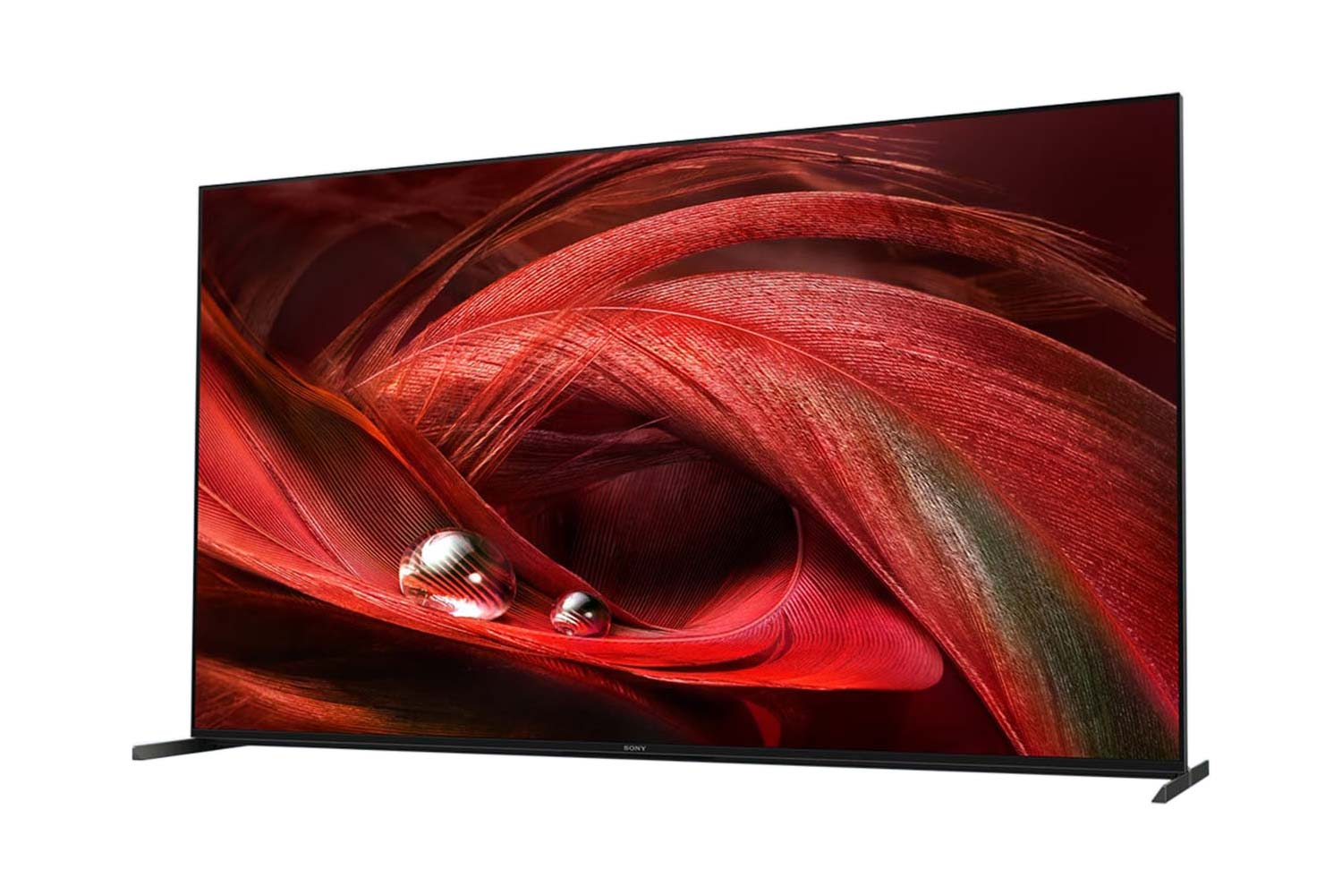 Sony X95J Fernseher front/seite Füße außen