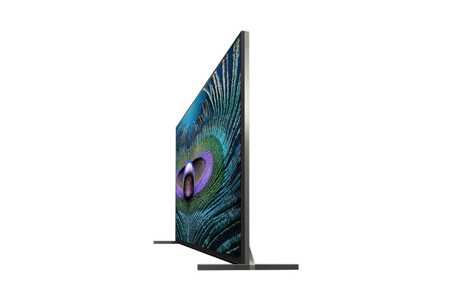 Sony Z9J Fernseher seitlich Füße außen