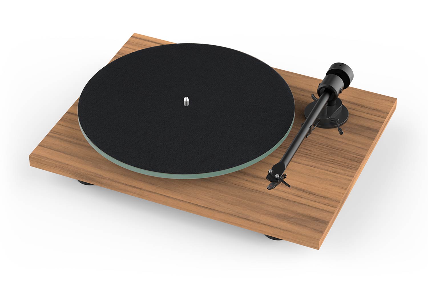 Pro-Ject T1 BT Walnuss mit Filzmatte