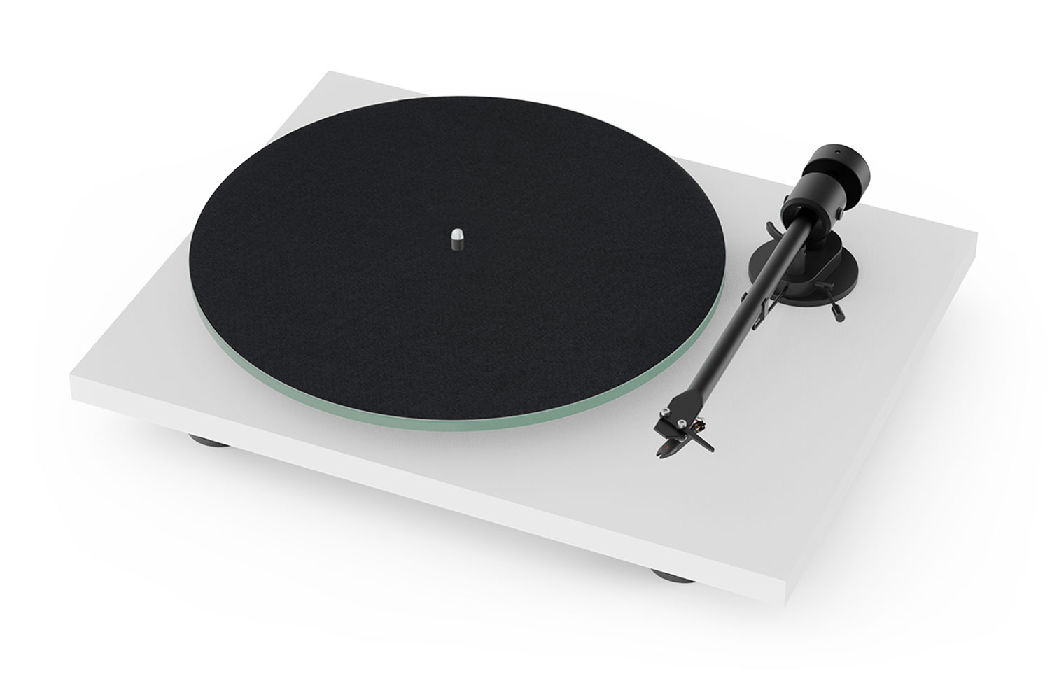 Pro-Ject T1 BT Weiss mit Filzmatte