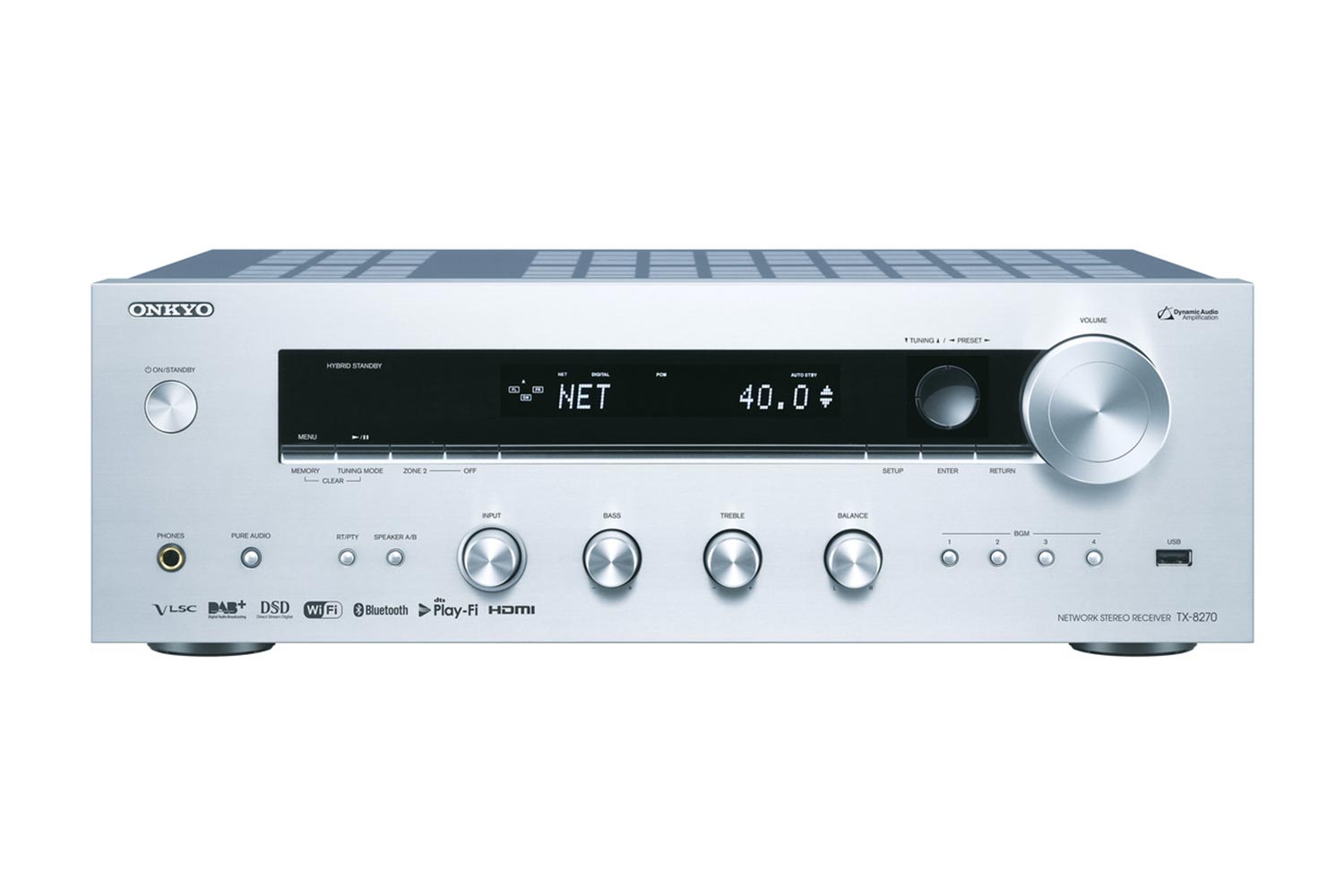 Onkyo TX-8270 Front silber