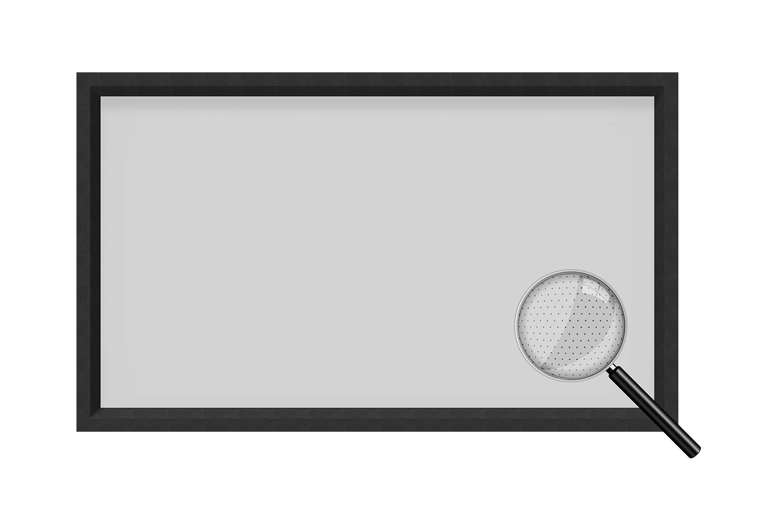 Leinwand Struktur ohne Bild