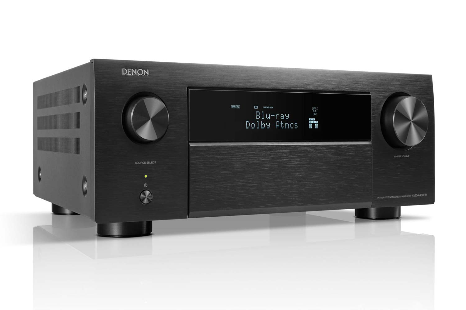 Denon X4800H Seite schwarz