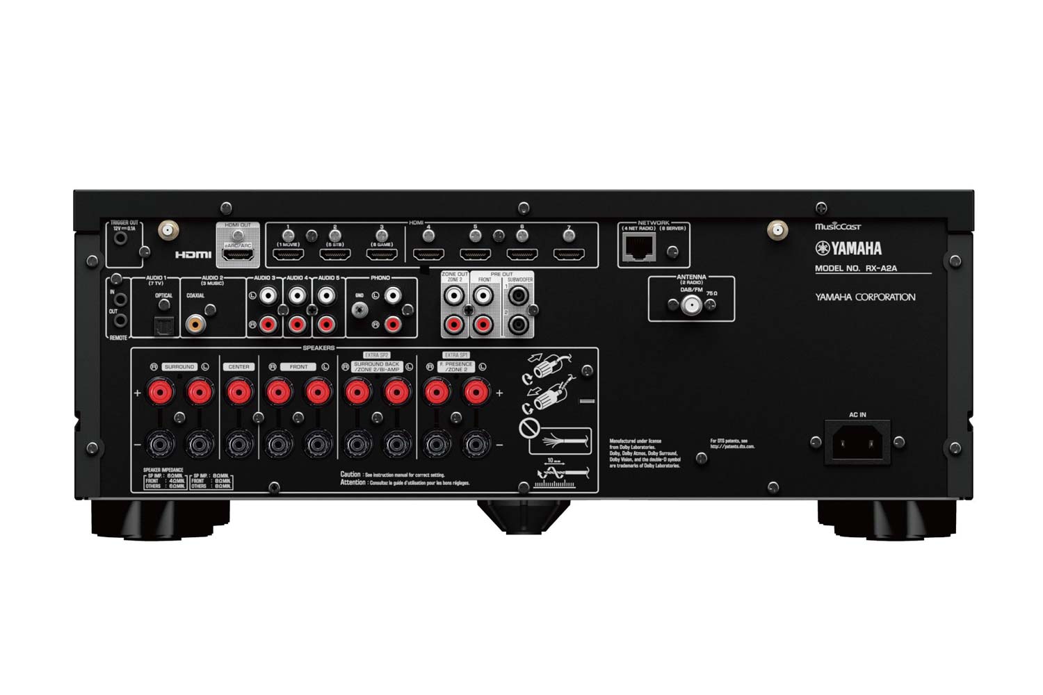 Yamaha AVENTAGE RX-A2A 7.2 Kanal AV-Receiver - HEIMKINORAUM Edition