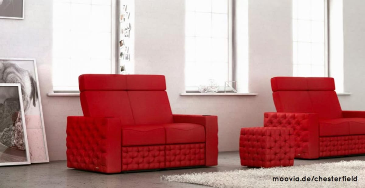 Neue Heimkino Sessel im HEIMKINORAUM.
