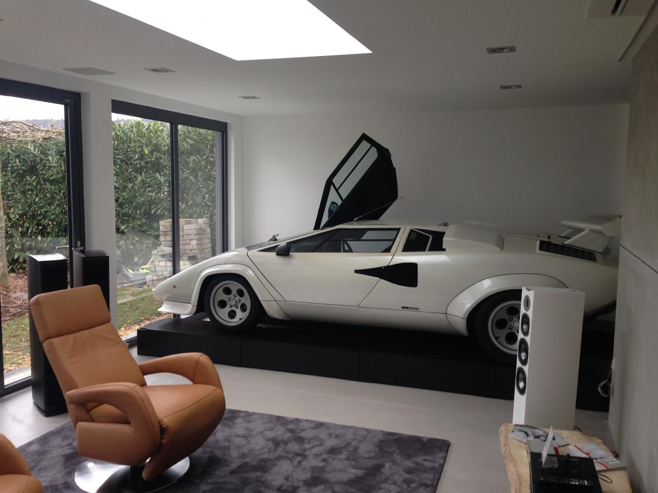 Heimkino in der Garage