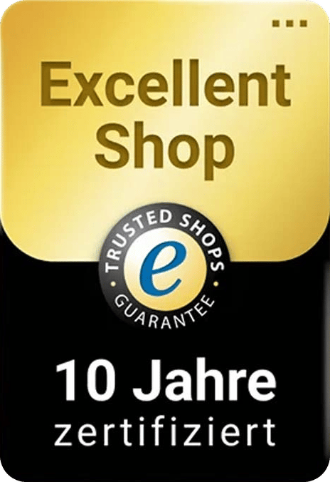 Trusted Shops: Excellent Shop, 10 Jahre zertifiziert