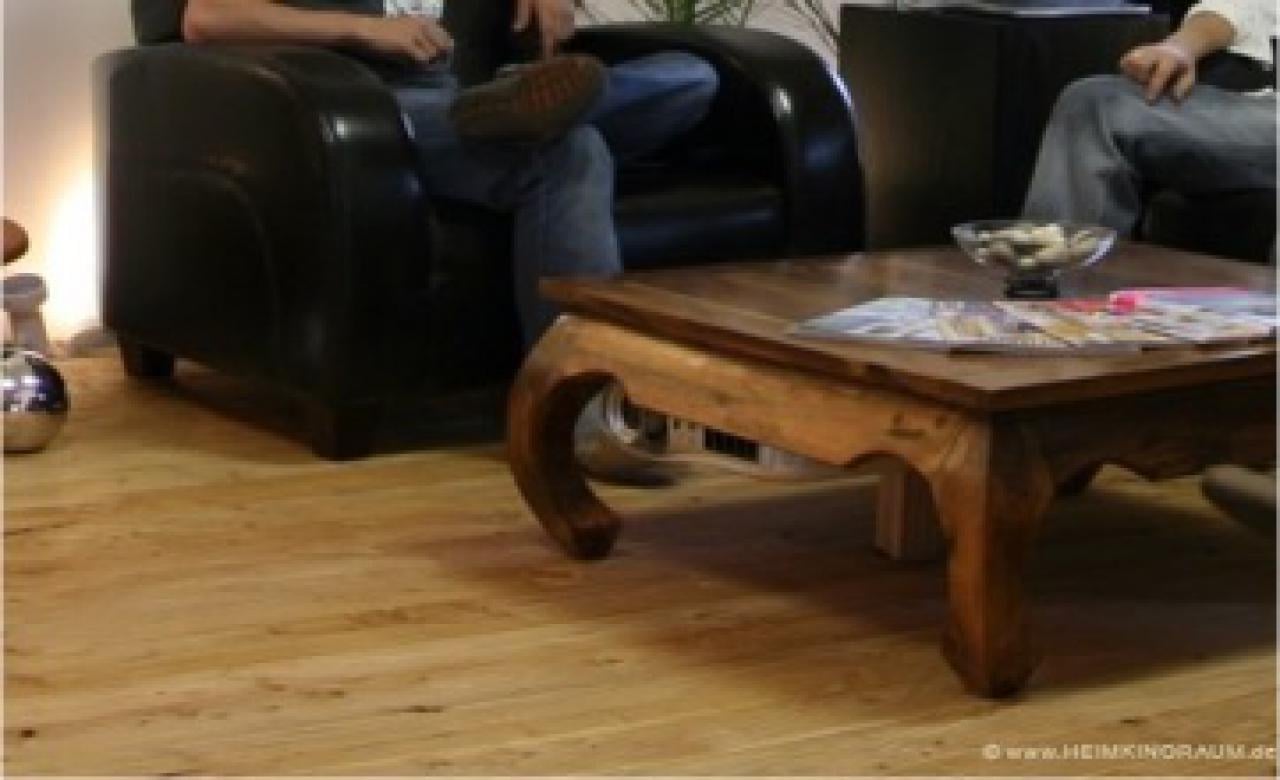 Beamer Installation unter dem Tisch Bild