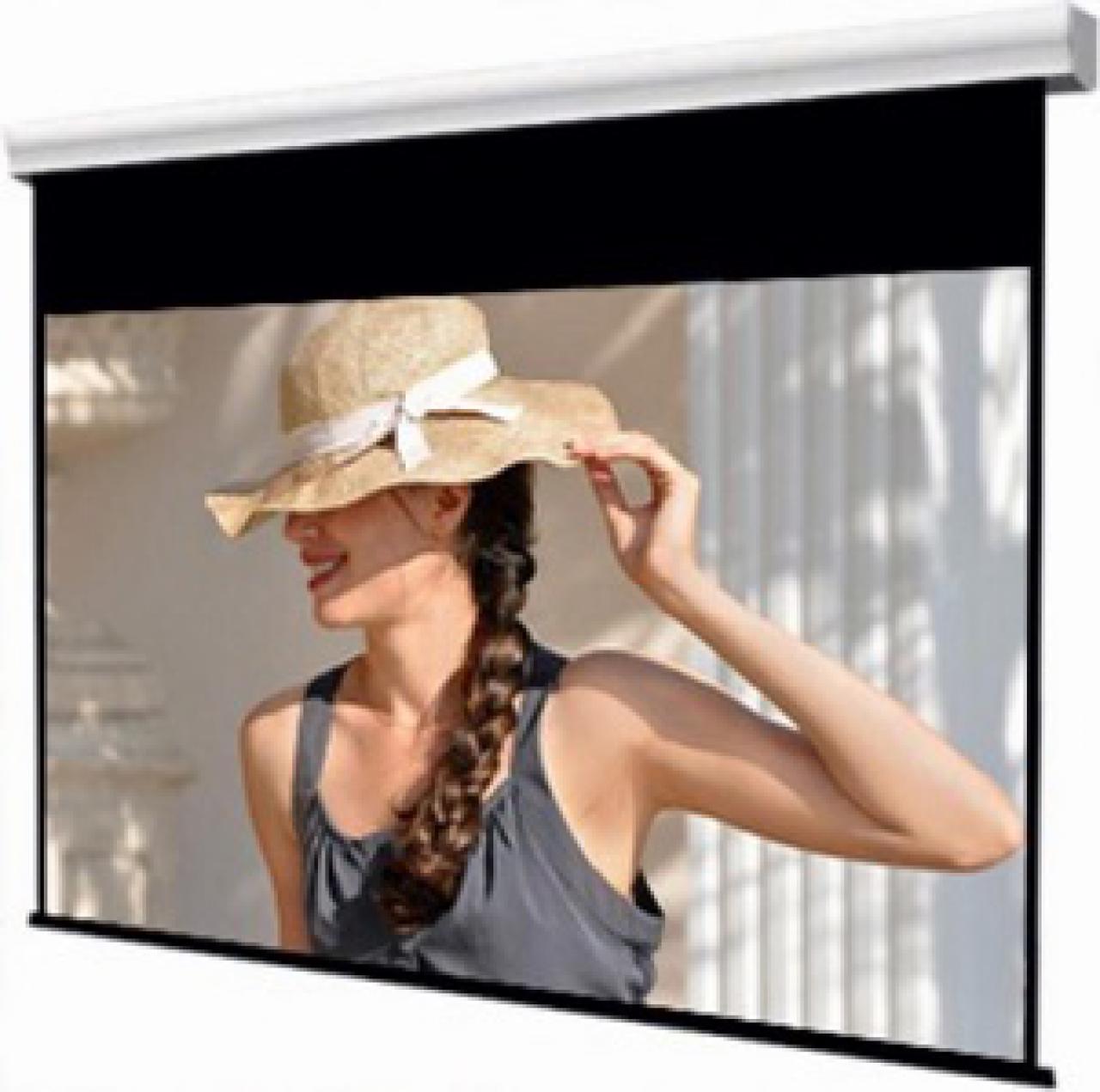 Heimkino Leinwand Motor Bild