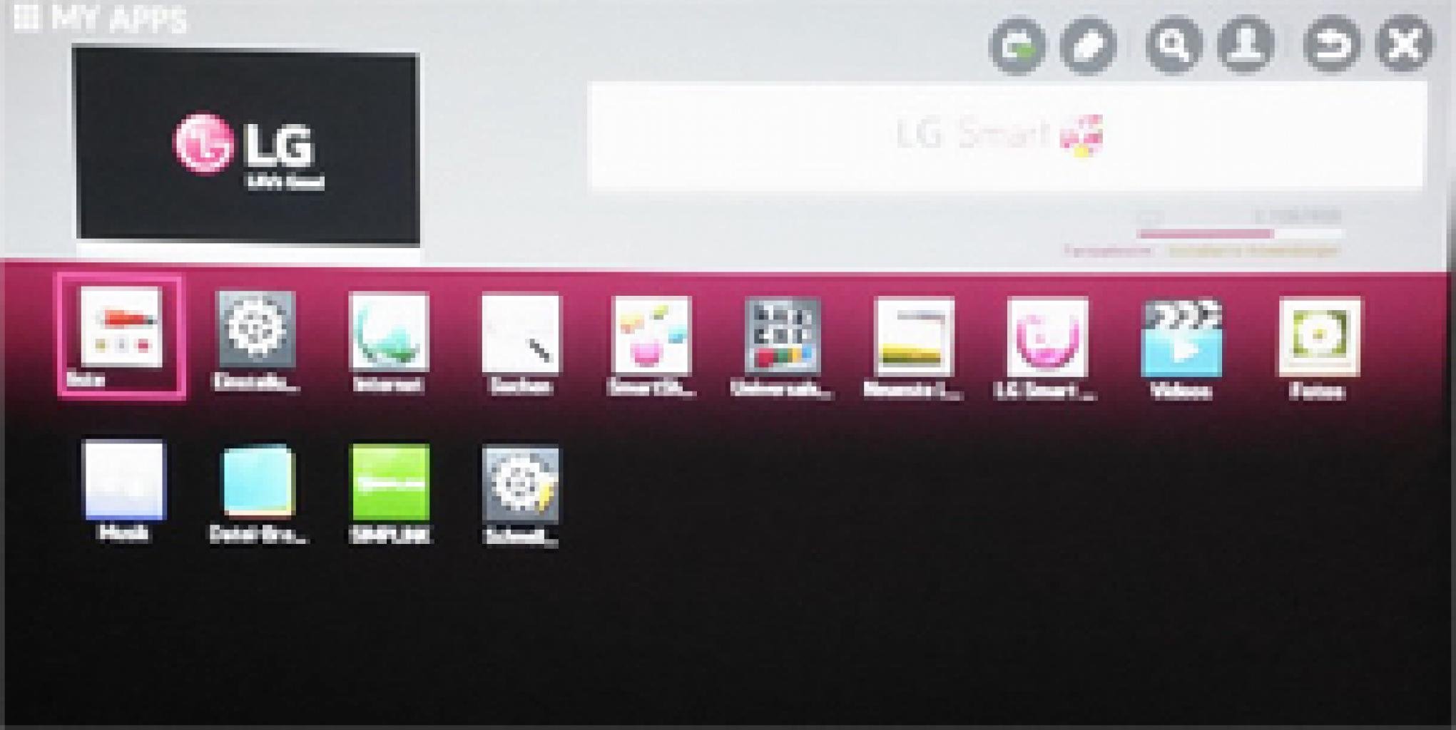 LG Largo App Store Bild