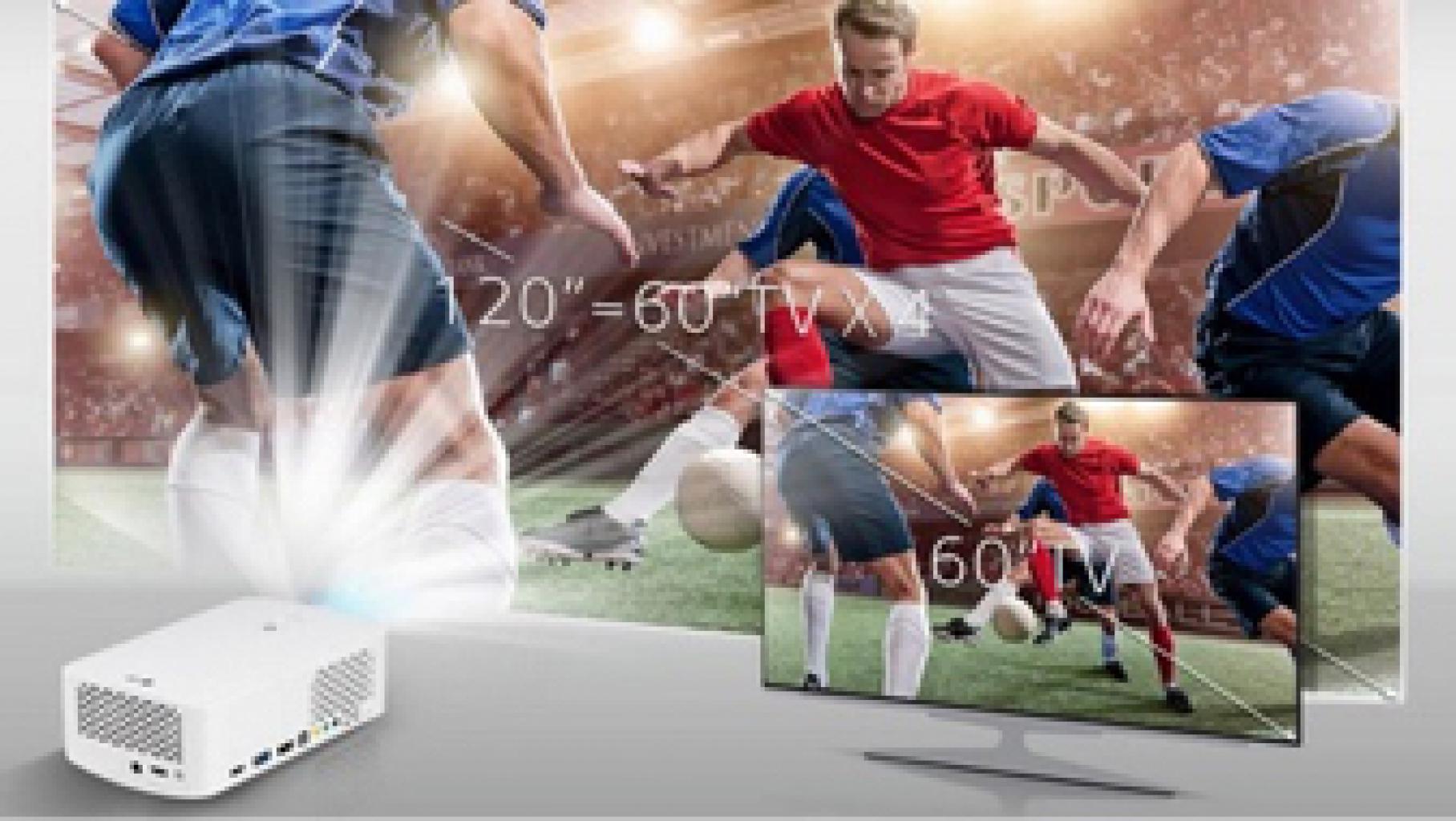 LG Largo oder Beamer als Fernseher in 100 Zoll Bild