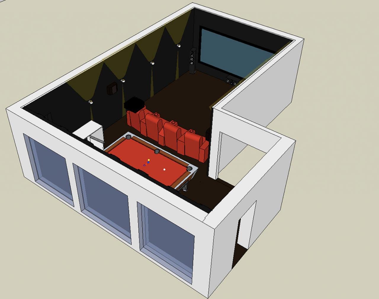 3D Planung Heimkino