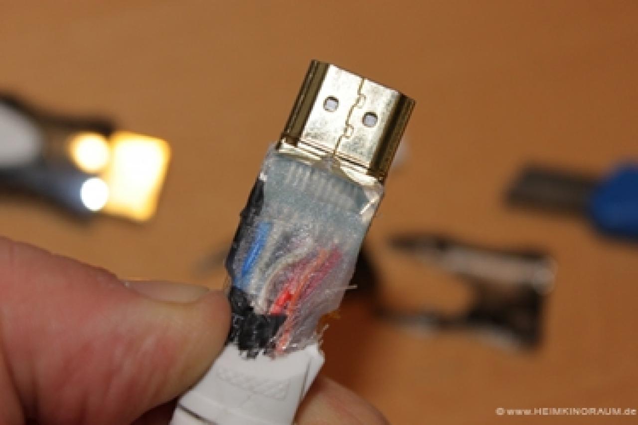 Mit den inneren Datenleitungen steht und fällt die Zuverlässigkeit eines HDMI Kabels